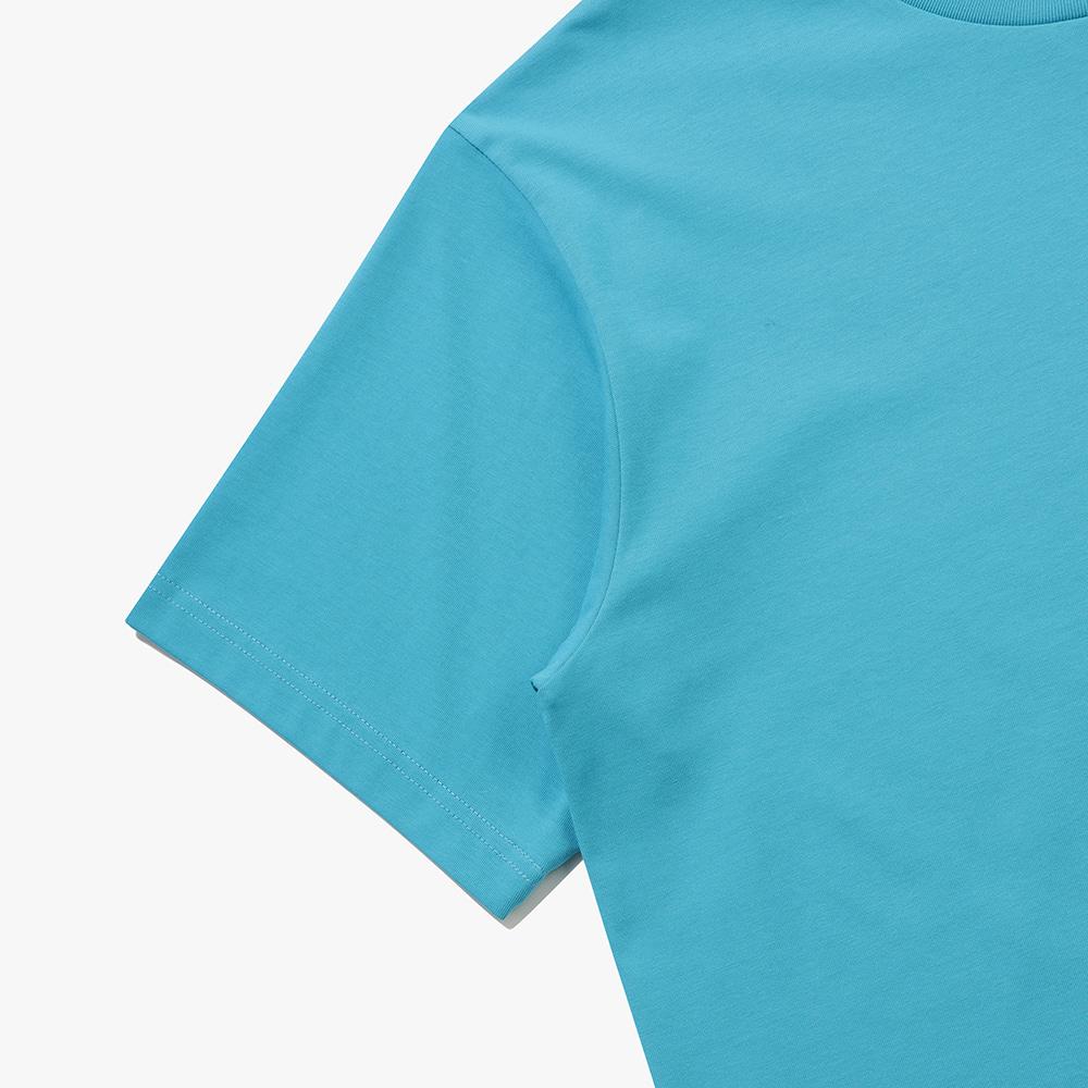 Diadora Comfy Wappen Basic Short Sleeve T-Shirt Turquoise