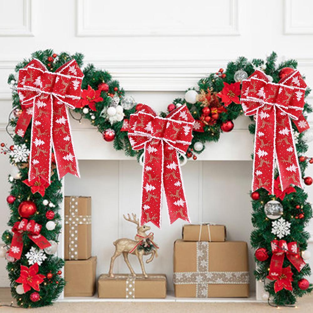 Bow Whimsical Christmas Ornaments In Various Colors For Joyful Occasions Festive