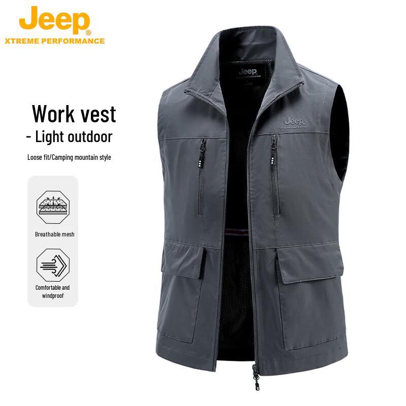JEEP Men's Casual Outdoor Vest