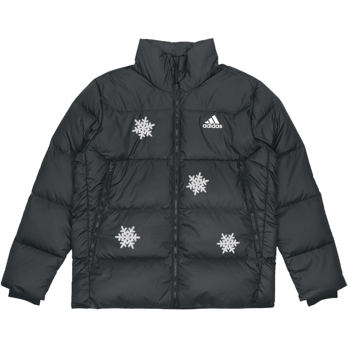 

Adidas Custom Snowflake Embroidered Outdoor Sports Warm Bread Down Jacket Men Jacket Black GV5350(TEAM378-XHCX-X1) XS