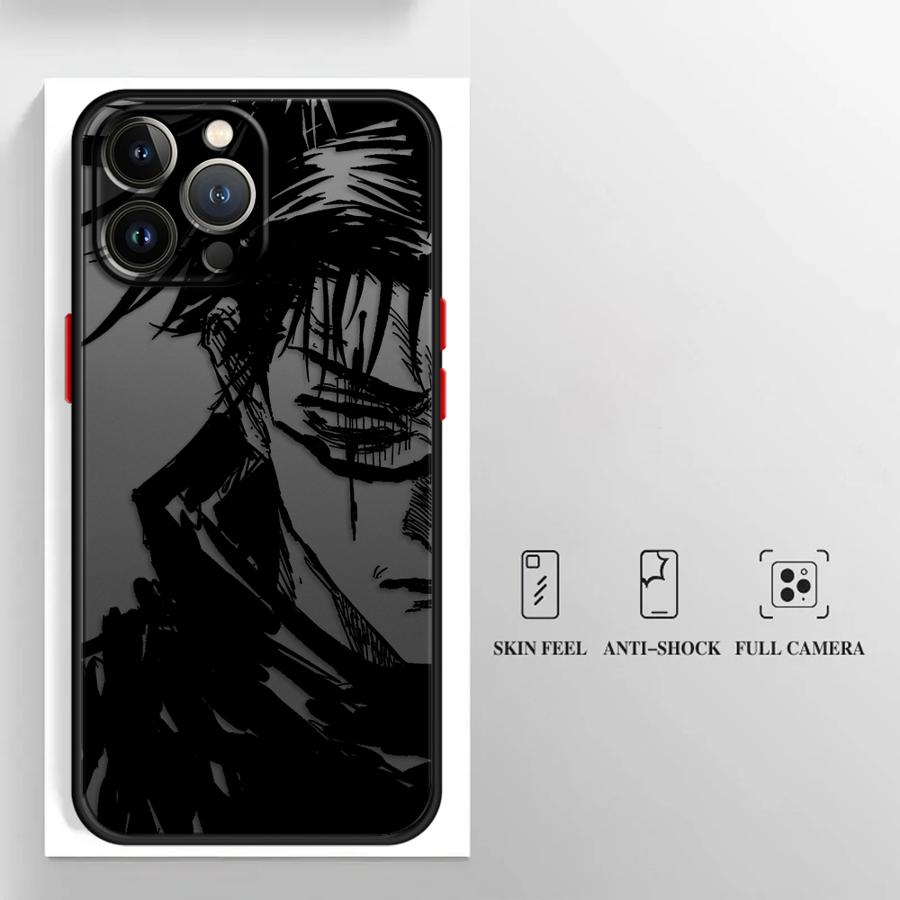 Anime Sukuna Jujutsus Kaisen Soft Cover Case for iPhone 11 8 7 SE XR 15 Pro MAX XS 13 Mini 11 Plus 14 12 16 16 Plus 14Pro 12Pro