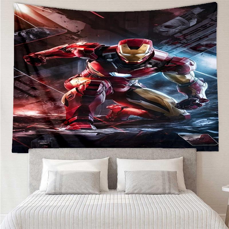 Iron In Action Tapestry, Unique Design Tapestry, Wall Decor for Bedroom,Livingroom, Playroom,Heartwarming Fan Holiday Gifts
