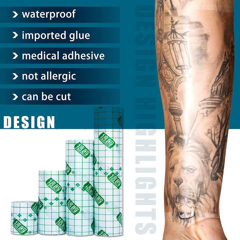 Roll Protective Tattoo Aftercare Bandage Medicinal Adhesive Plaster PU Film Waterproof Tattoo film