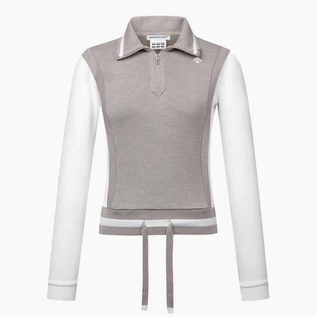 DESCENTE GOLF Women'S Knit Cushion Hybrid Sweater (Dp32Wfkp98)