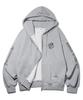 Alvinclo Burning Skull Oversized Zip-Up Hoodie Azh889 (3 Colors)