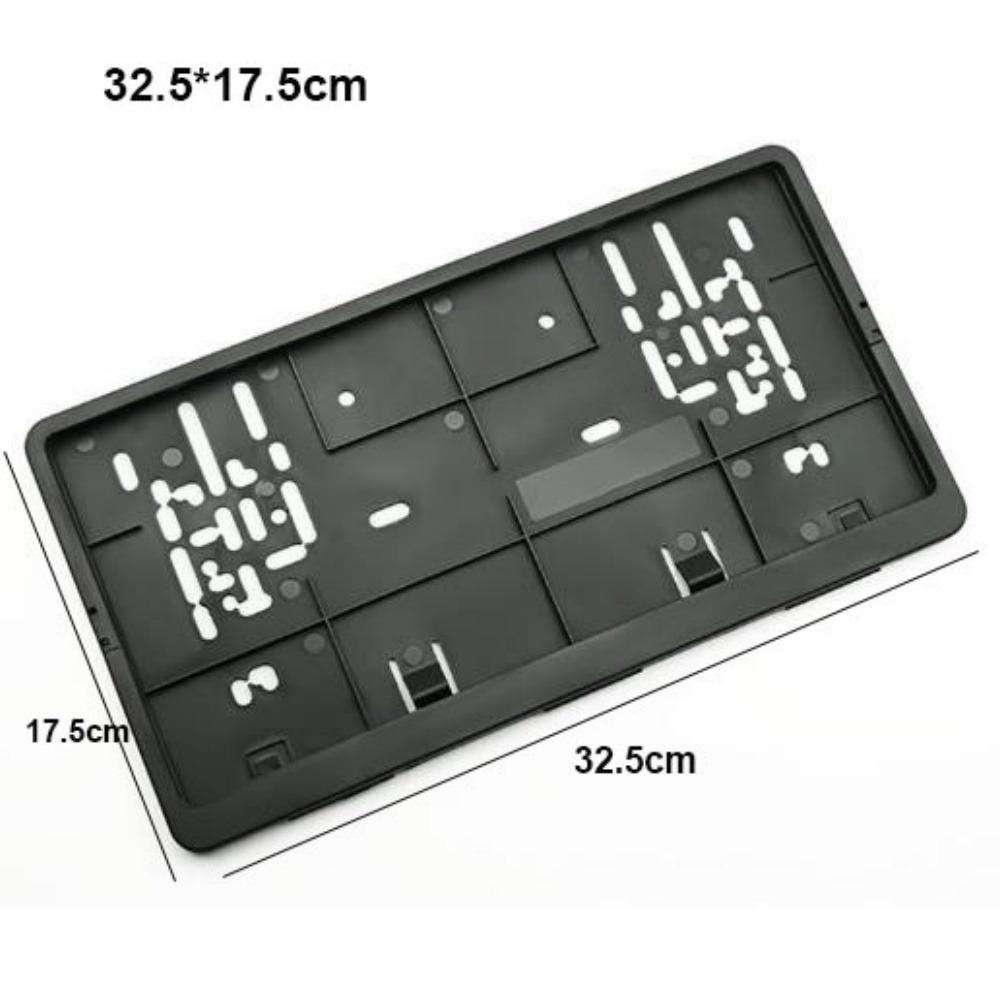 Новый европейский стандартный держатель номерного знака 3 стиля Пластиковый PP Support для номерного знака Черный Защита номерных знаков