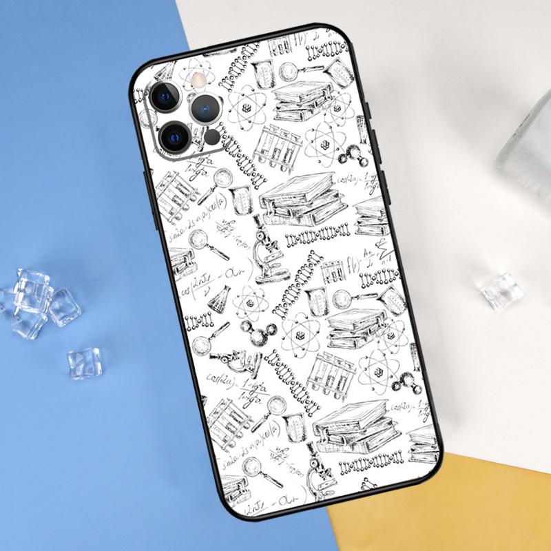 Chemie-Labor Handyhülle Für iPhone 16 Pro Max 16e 12 13 Mini 11 14 15 Pro Max XR 15 16 Plus Hülle Schale