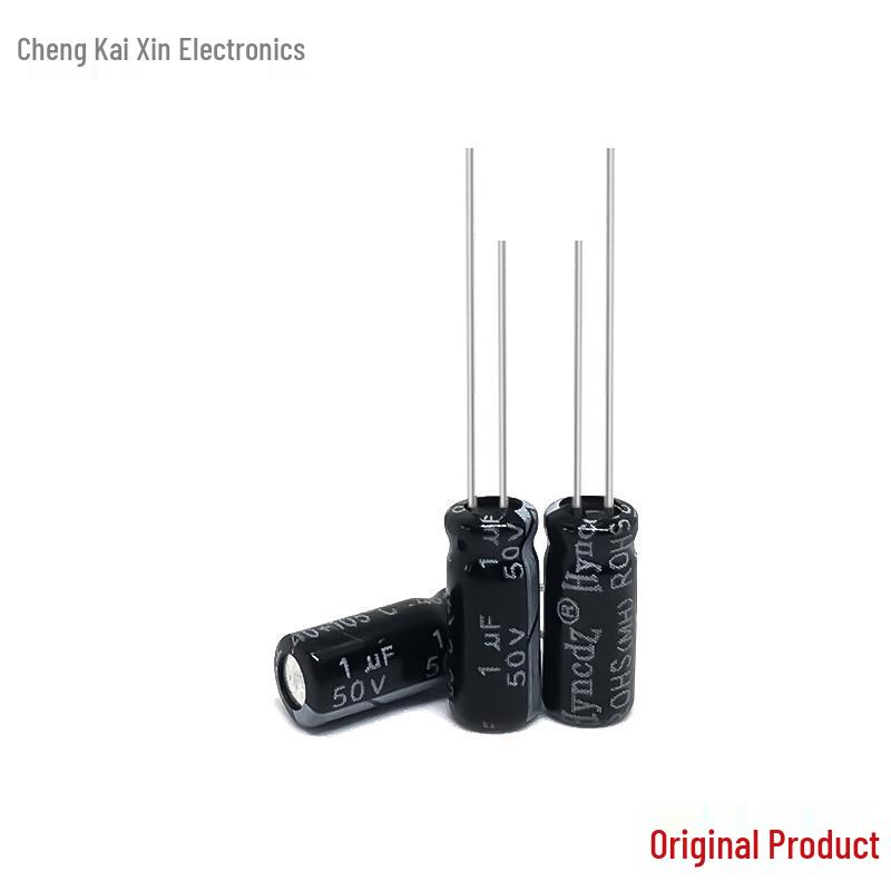 Original 50V 1uF Aluminum Electrolytic Capacitor 5x11 - Large Stock Available