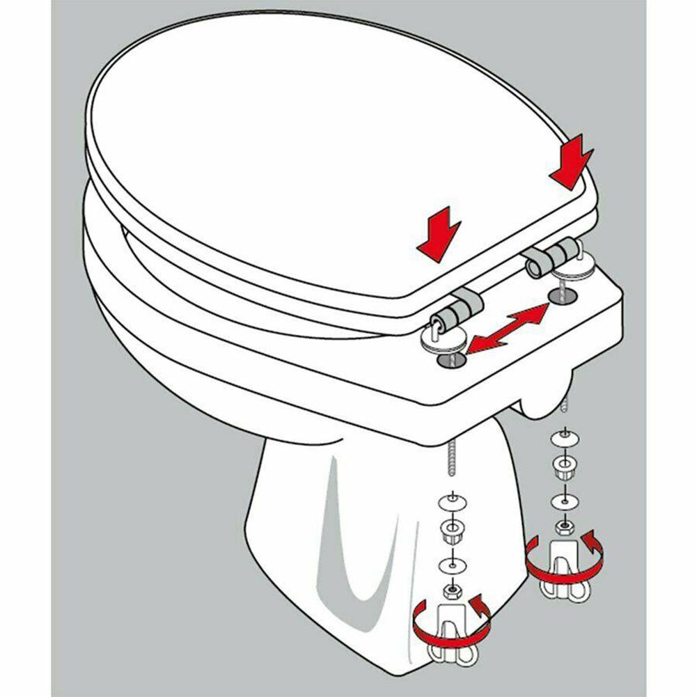 2pcs Toilet Cover Hinges Top Fix WC Toilet Seat Hinges Fittings Replacement Mounting Screw Toilet Seat Cover Hinges China Mainland