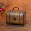 Handmade Wood Storage Box With Cover For Trinkets And Essentials Tabletop Display
