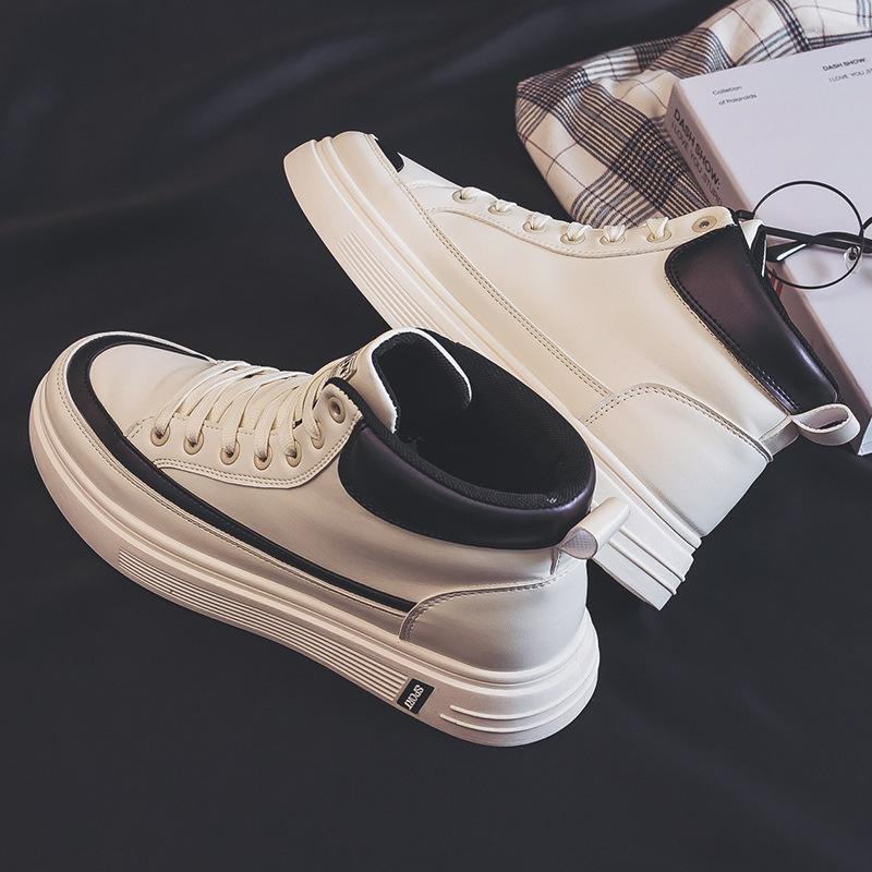 Nové pánské ležérní sportovní boty s vysokým svrškem, pohodlné a módní, pánské boty, sportovní boty, tenisky men556