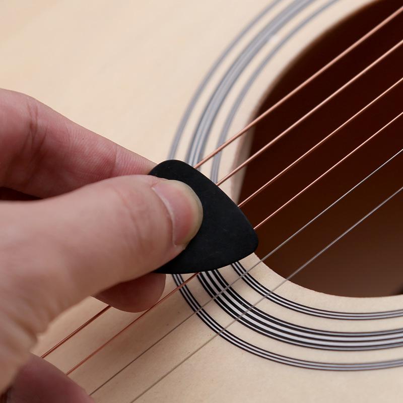 Celluloid Wood Folk Guitar Picks for Strumming
