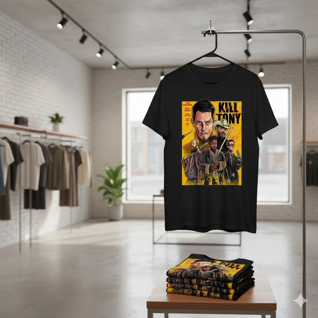 Unisex Adult Casual Graphic Kill Tony Comedy Podcast Graphic T-Shir... L