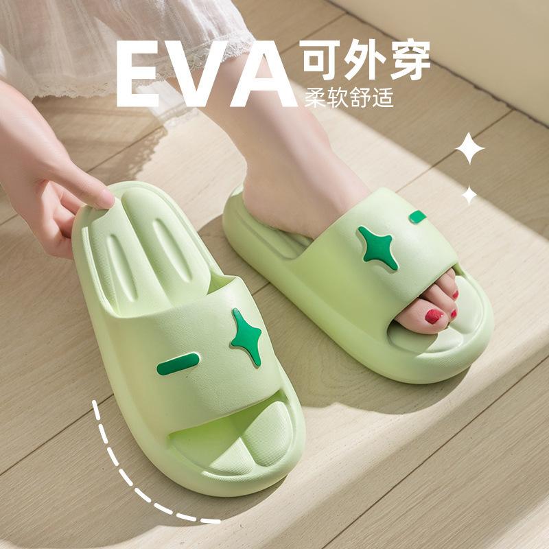 Summer stepping on shit slippers outdoor leisure sports non-slip wear-resistant beach couple cool slippers wholesale