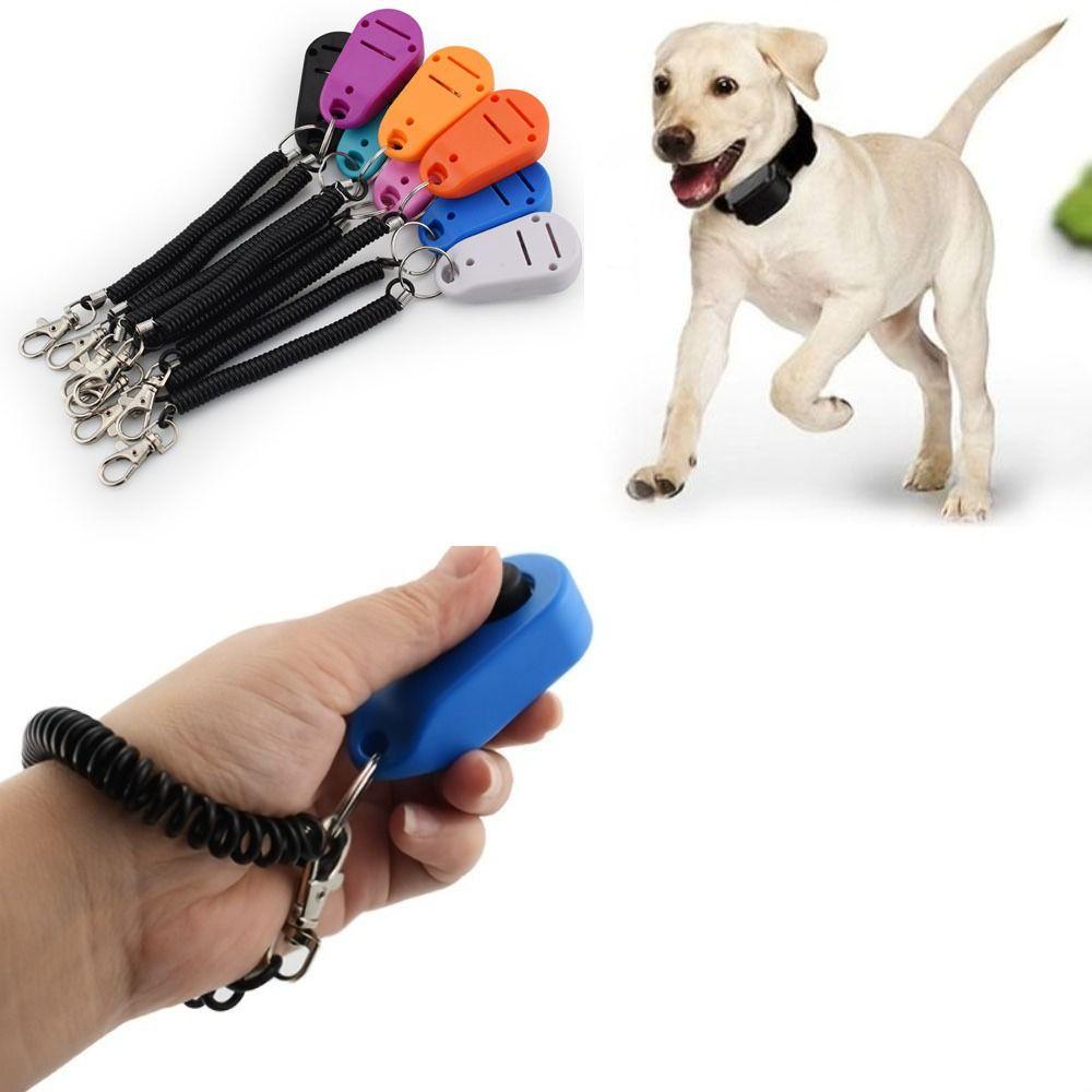 

Effective Dog Training Clicker Adjustable Dog Training Sounder Trainning Dogs and Cats розовый