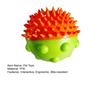 Treat-Dispensing Puzzle Ball for Medium Large Dogs TPR Chew Toy with Protruding Dot Tooth Cleaning Texture Food Leakage Pet Toy for Slow Feeding