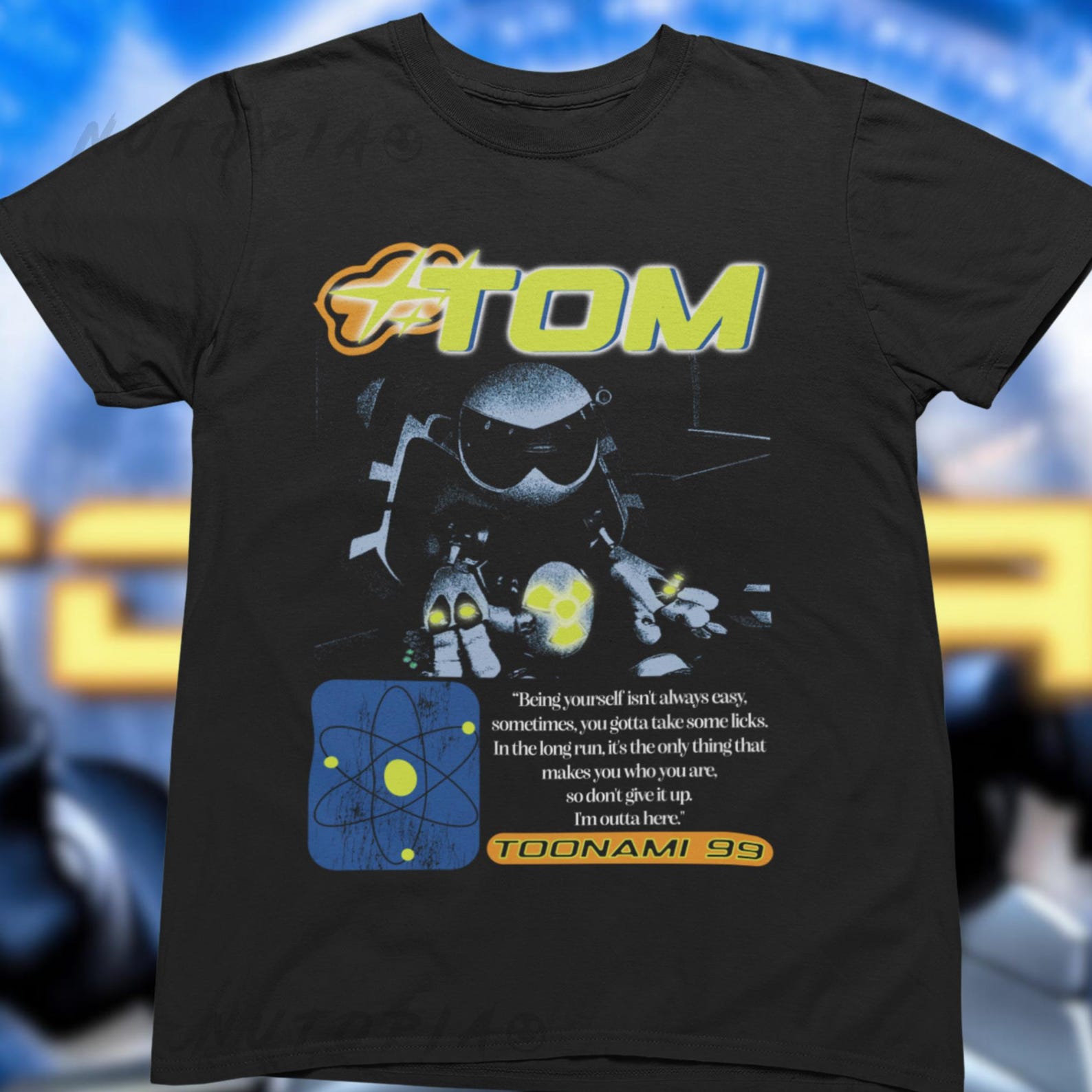 Toonami Tom Retro Graphic T shirt - 90s Cartoon Network Tee 3XL