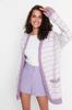 Women's Fashionable Stylish Cardigan Green Wide Fit Tweed Look Glittery Knitwear Cardigan
