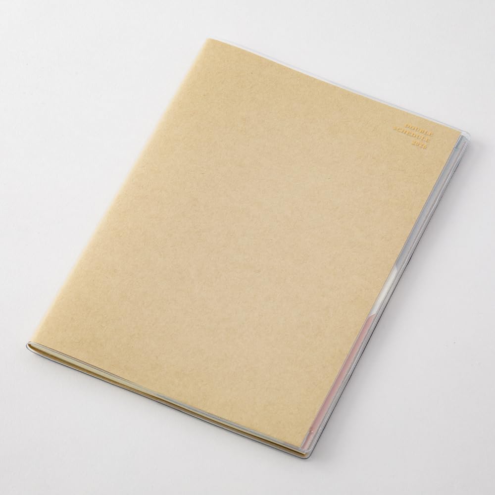 Midori Double Schedule Limited Bookmark 22382006 October Planner, 2026, B6, Monthly, Edition, Beige, Included, (Starts 2025)