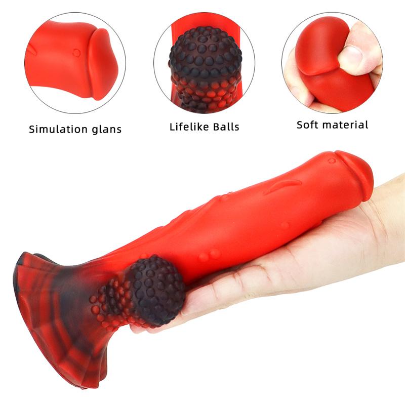 Anal Plug for Women with Soft and Special-shaped G-spot Stimulation Anal Expansion Anal Silicone Penis Simulation Dildo