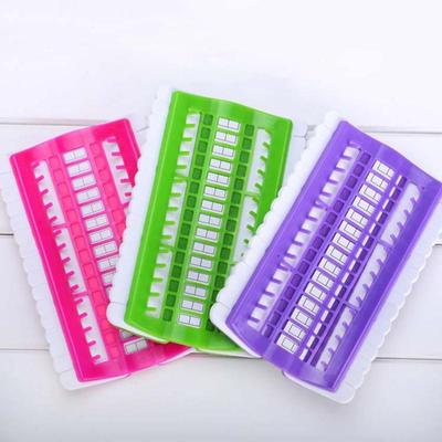 Sewing Tools 30 Positions Cross Stitch Row Line Tool Set Sewing Needles Holder Embroidery Floss Thread Organizer DIY 3 Colors