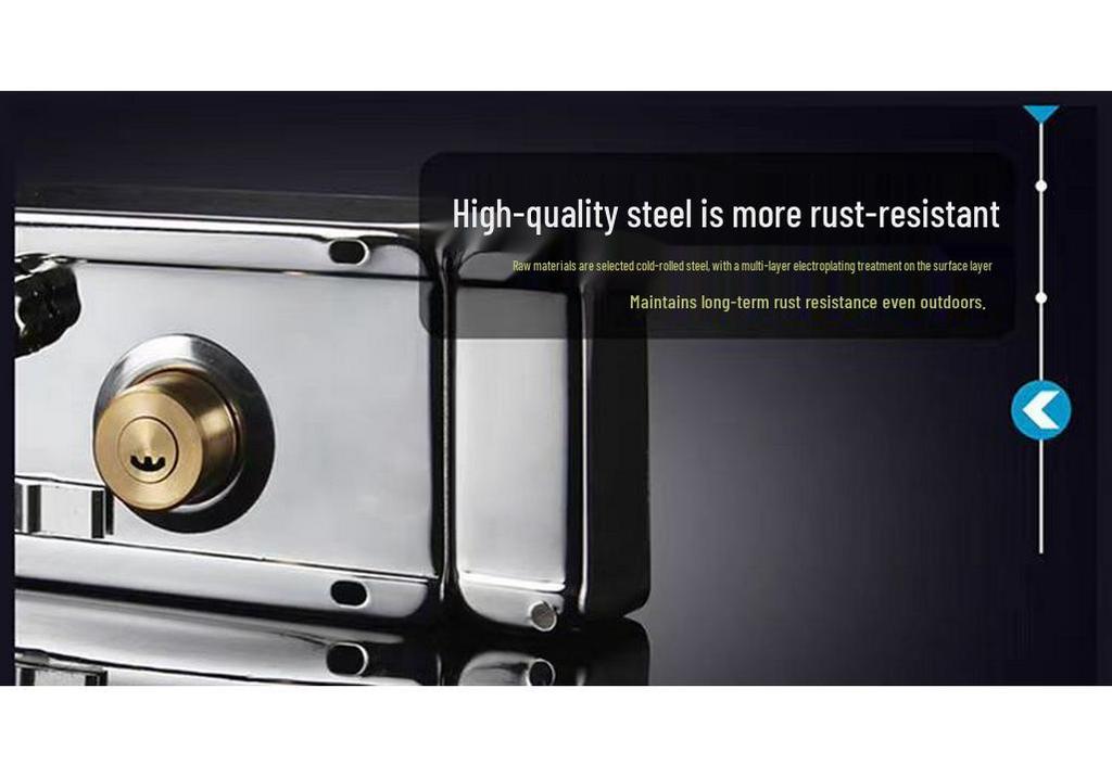 Universal Stainless Steel Anti-theft Door Lock for Bedroom, Dormitory, or Main Door