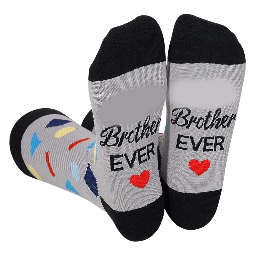 Festives Best Ever Themed Cotton Socks for Women Men Funny Crew Socks For Christmas Birthday Holiday Family Gifting