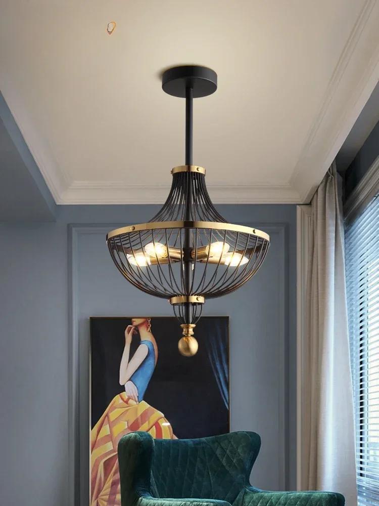 Vintage Simplicity Pendant Lights Living Dining Room Kitchen Bedroom Designer Chandelier Home Decor Lighting Fixture 220V 110V