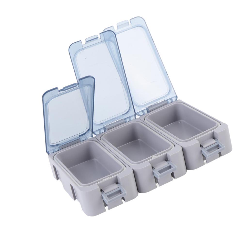 Fishing Lure Box PP Multiple Combinations Luminous Water Resistant Fishing Tackle Storage Box Transparent Window for Camping