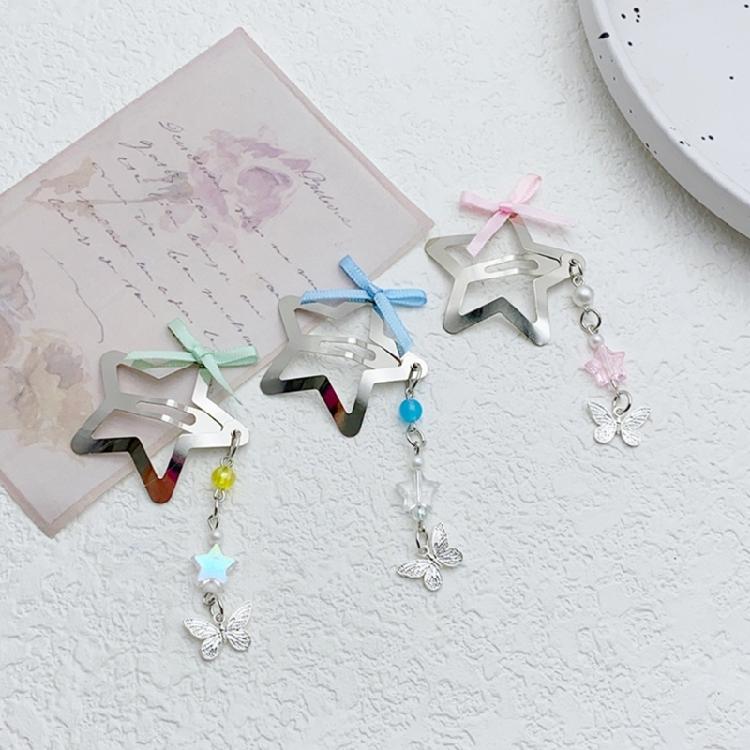 Elegant Butterfly Bows Clip with Fringed Detailing for Unique Style Hairpins