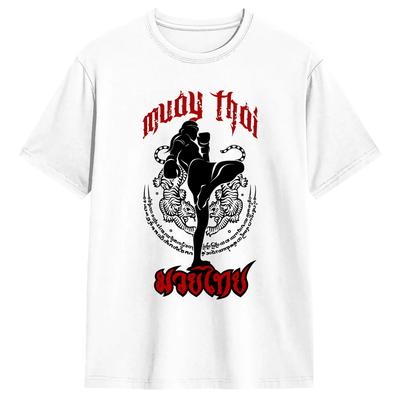 Unisex Muay Thai T Shirts Cotton Tees Beach Aesthetic Shortsleeved T Shirt Oneck Hip Hop Print Tee Shirt