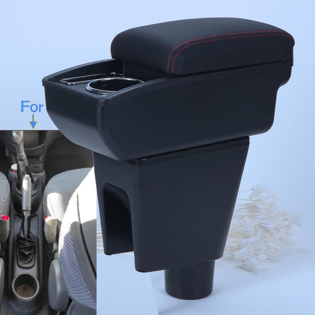 For Chevrolet Spark Armrest Box For Chevrolet Spark 3 III Aveo T200 Car Armrest Storage Box Cup Holder Retrofit Car Accessories