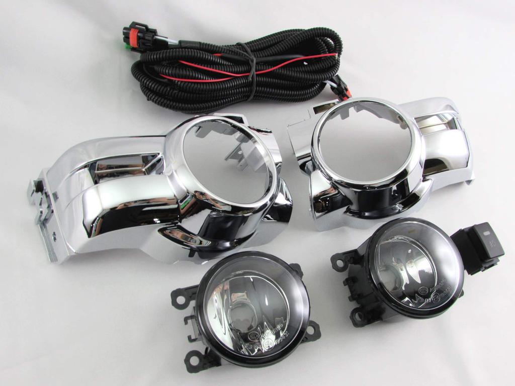 BRIGHTZ NV350 Caravan E26 Early Fog Light Retrofit Kit Chrome KS2E26 KS4E26 KS2E KS4E 26 NV350 NV V350 350 Caravan Wagon 30687 (Wagon) [FOG-H-097]