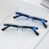 Unisex Half Frame Anti Blue Ray Reading Glasses Smart Automatic Zoom Reading Glasses Computer HD Hyperopia Glasses Color Lenses