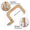 AEE4-Wooden Soap Cutter, Wire Soap Cutters Adjustable Stainless Steel Cutting Tool For Handmade Soap Loaf Candles Cheese
