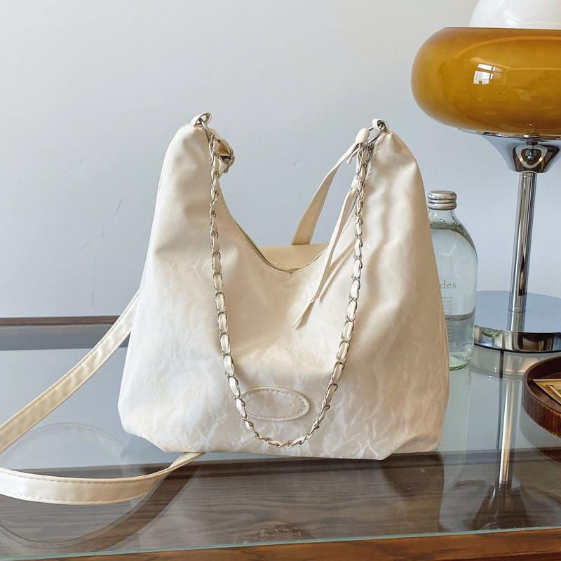 

Fashion Trend Large Capacity Tote Bag Simple Casual Underarm Bag Women S Personality Shoulder Messenger Bag бежевый