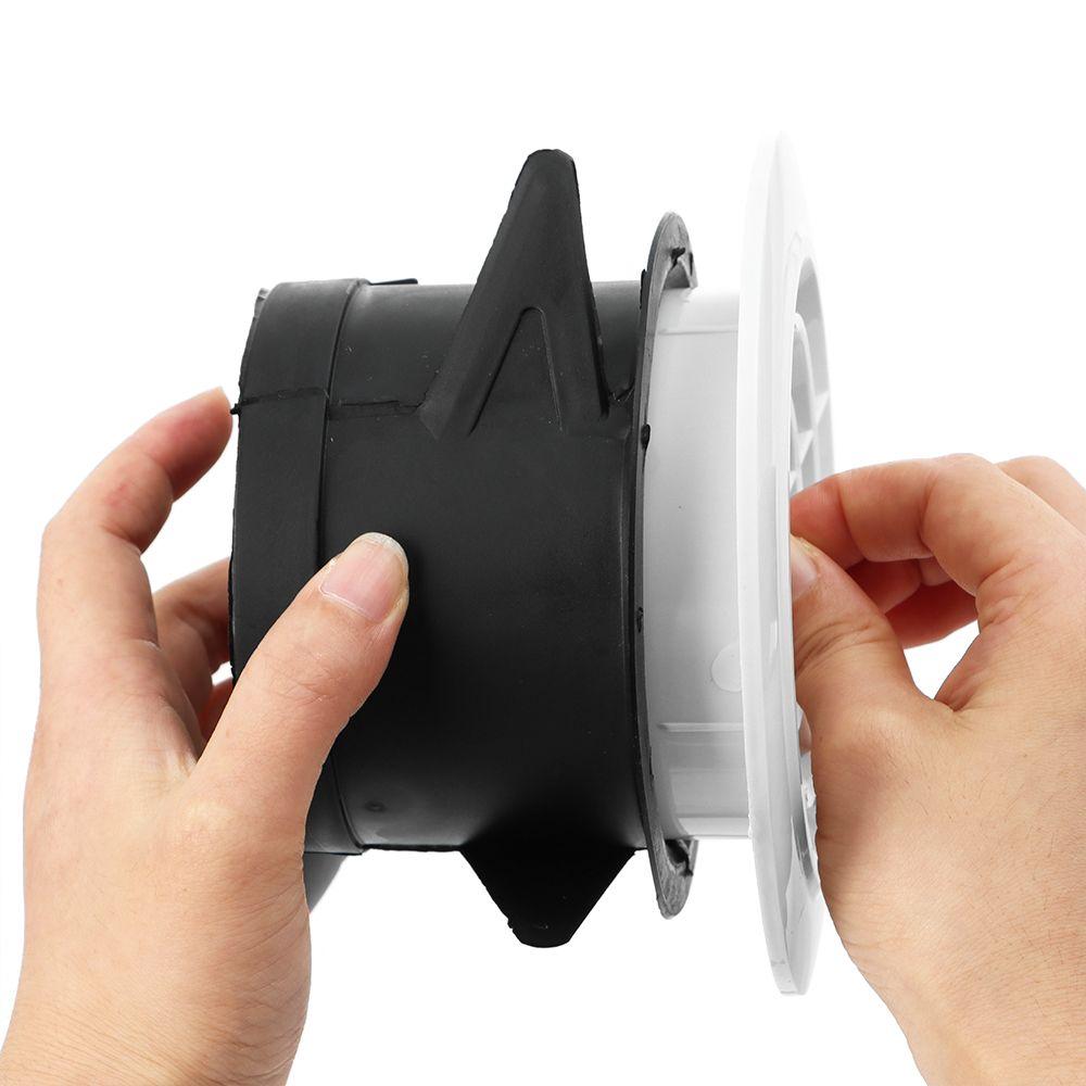 Adjustable Air Ventilation Cover Round Ducting Ceiling Wall Hole Abs Air Vent Grille Louver Kitchen Bath Air Outlet Fresh System