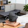 Memory Foam Hooded U-Shaped Travel Pillow with Detachable Cover Portable Neck Support for Airplane Office Nap Car and Home Use