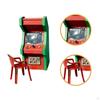 1:64 Miniature Arcade Machine Model, High Back Chair Toy Mini Retro Games Model for Sand Table, DIY