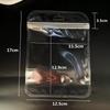 Thick Transparent Self Sealing Sack High Definition Bone Sealing Bag Jade Bracelet Accessories Storage Dust-proof Packaging Pouch with Hanging Hole