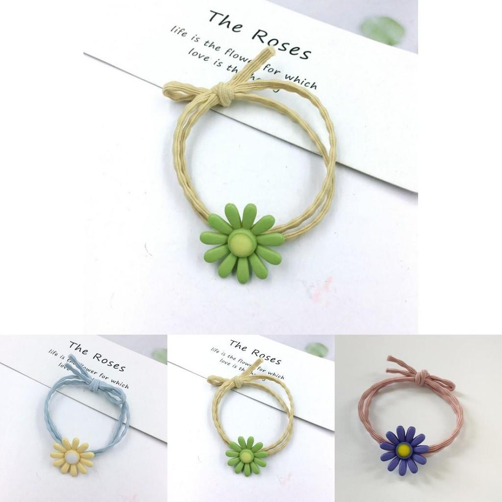 Beautiful Ins Women Daisy Hair Rope Headband With High-elastic Korean Rubber Band