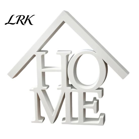 Tabletop Letter Sign 3D Printed Home Table Sign, Modern Freestanding Decorative Word Housewarming Gift for New