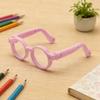 10cm & 20cm Cotton Plush Bear Glasses - Self-Deprecating Bear Doll Accessories