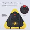 Solar-Powered LED Tripod Emergency Warning Light for Cars