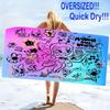 Karol G Print Beach Towel, Large Soft Quick Dry Towel for Beach Camping Swimming