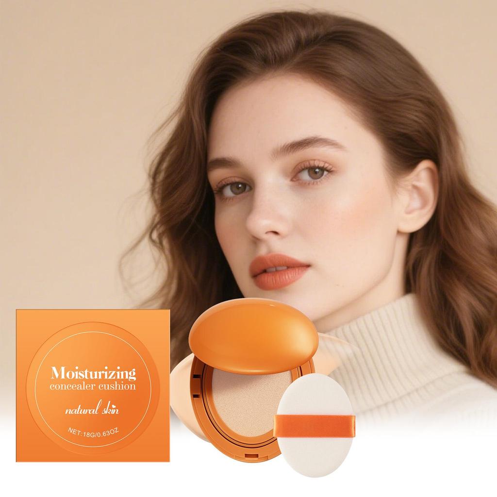 Natural Tone-Up Moisturizing Cushion Foundation: Transparent, Adherent, Velvet Touch Makeup Base
