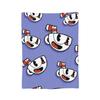 Cupheads And Mugman Blankets Flannel Game Lightweight Thin Throw Blankets for Bed Bedroom Quilt