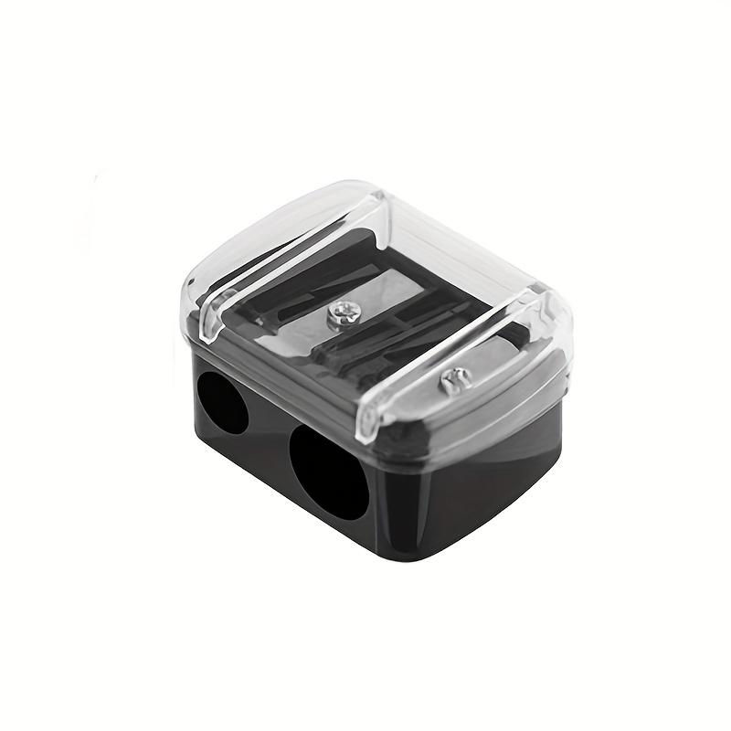 

Double Holes Precision Lipstick Cosmetic Pencil Sharpener for Eyebrow Lip Liner Eyeliner Pencil Gift School Supplies чёрный