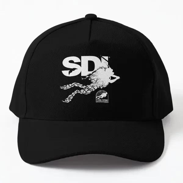 

Scuba Diving International Sdi Scuba Бейсболка Кепка Повседневная Шапка Женская Snapback Хип-Хоп Кепка Для улицы Солнце Принт Черный Beige