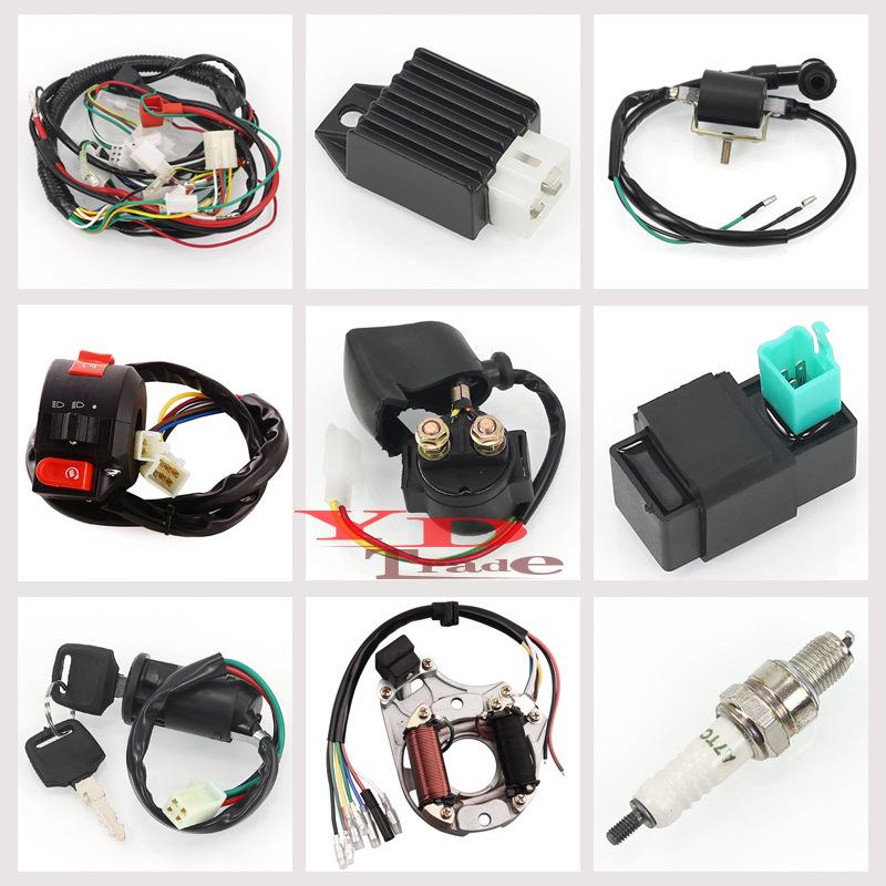 Little Bull 50-110cc ATV Motorcycle Wiring Harness Set with DY100 Coil CDI Igniter